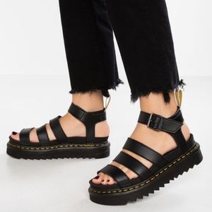 Dr Marten Blaire Sandal Black